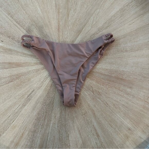 Superdown Unworn Pink/Mauve Bikini Bottom Classic Swimwear - Size Small NWOT - Picture 1 of 3